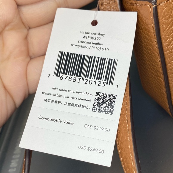 NWT Kate Spade Small Tab Crossbody - Picture 5 of 5